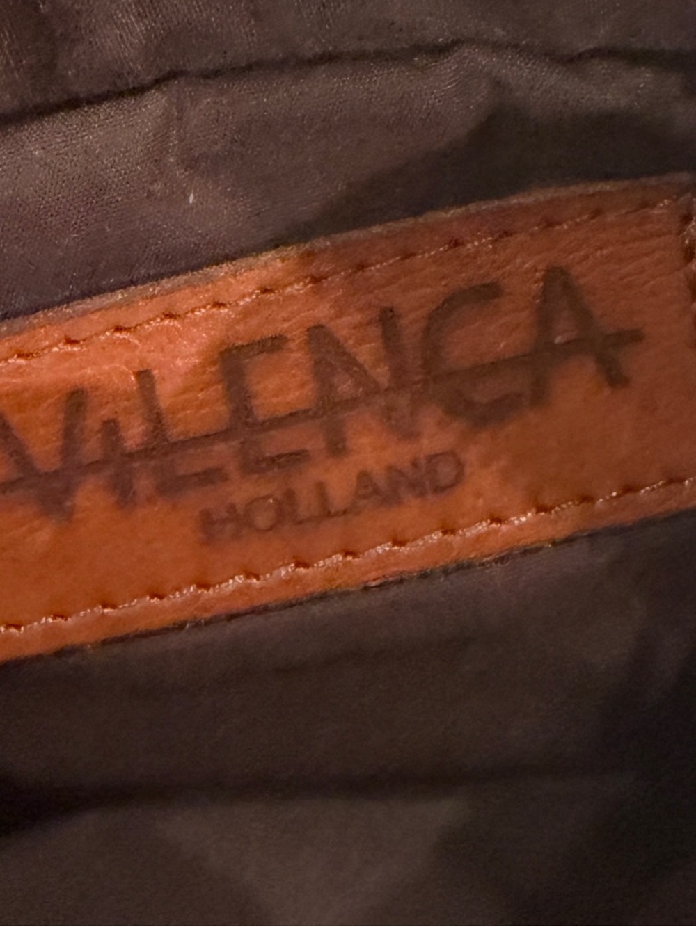 Vilenca Holland Woven Leather Crossbody Waist Bag - Women's Tan Brown - Picture 2 of 2